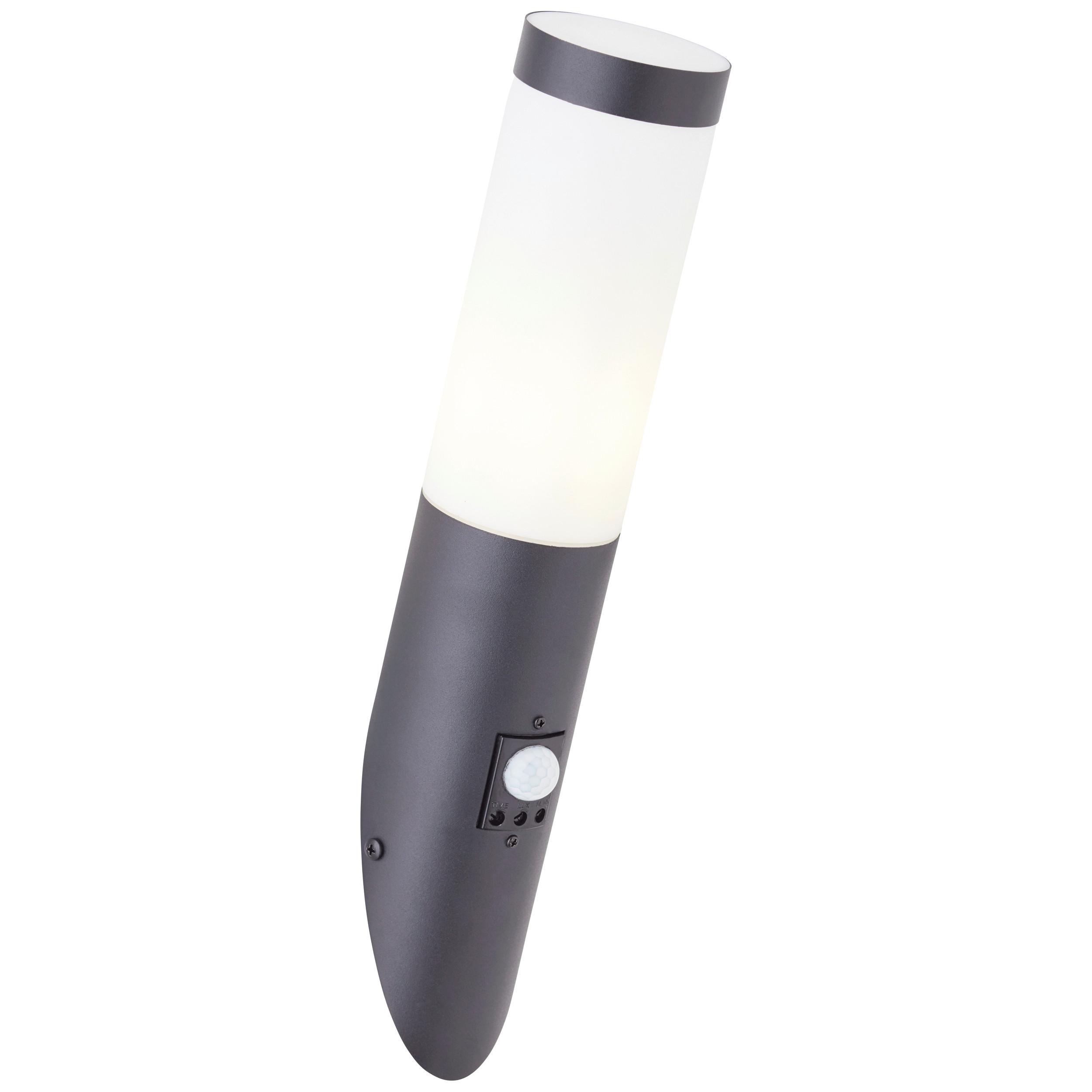 Außenwandleuchte Dody Schwarz max. 20 Watt - Schwarz, KONVENTIONELL, Kunststoff/Metall (40/7,6/17cm) - Brilliant