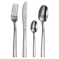 Besteckset Uschi aus Edelstahl, 16-teilig - Silberfarben, Metall - Based