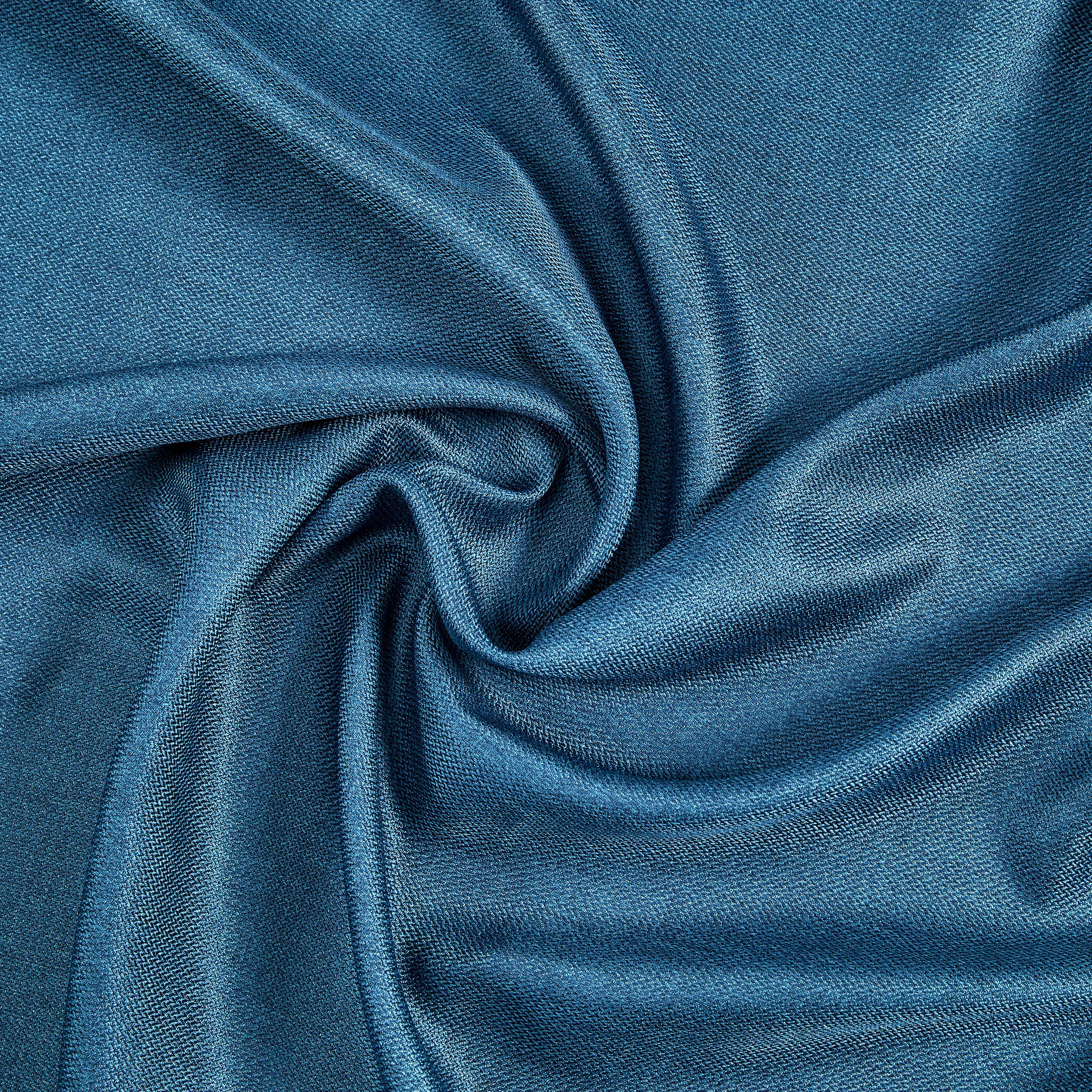 Končana Zavesa Andi - modra, Konvencionalno, tekstil (140/245cm) - Modern Living