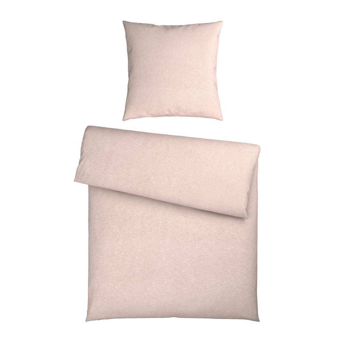 POŚCIEL FLANELL UNI - kolor piaskowy, Basics, tkanina (135/200cm) - Novel