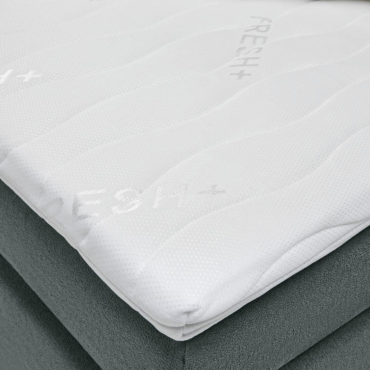 Boxspring Krevet Mira 2 - antracit, Moderno, metal/tekstil (160/200cm) - Based