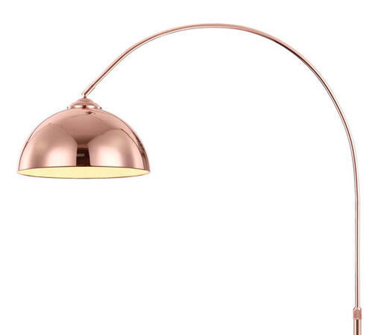 Stehleuchte Newcastle in Kupferfarben max. 40 Watt - Kupferfarben, Design, Kunststoff/Metall (92/30/196cm) - Globo