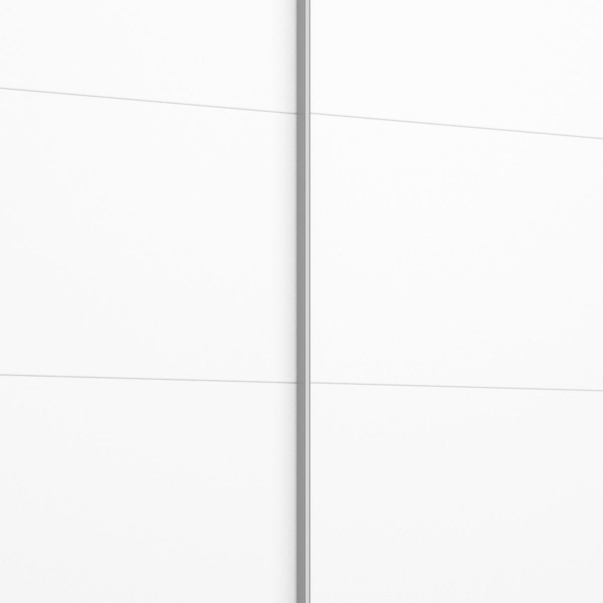 Ormar S Kliznim Vratima Belluno - bijela/boje aluminija, Moderno, drvni materijal/metal (226/210/62cm) - Modern Living