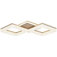 LED-Deckenleuchte Kool Weiss max. 24 Watt - Champagner, Modern, Kunststoff/Metall (62/31/9cm) - Mömax