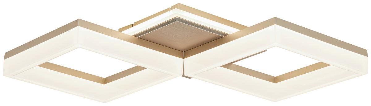 LED-Deckenleuchte Kool Weiss max. 24 Watt - Champagner, Modern, Kunststoff/Metall (62/31/9cm) - Mömax
