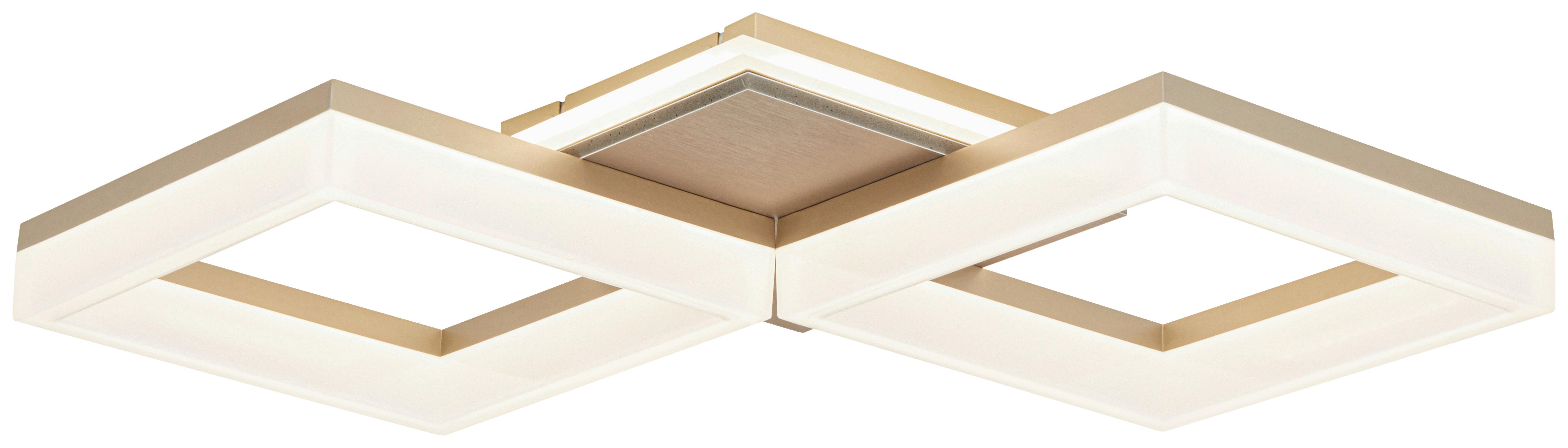 LED-TAKLAMPA KOOL - champagne, Modern, metall/plast (62/31/9cm) - Mömax