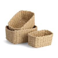 Korbset 3 Stk. Naturfarben - Naturfarben, Basics, Papier (24/18/13cm)