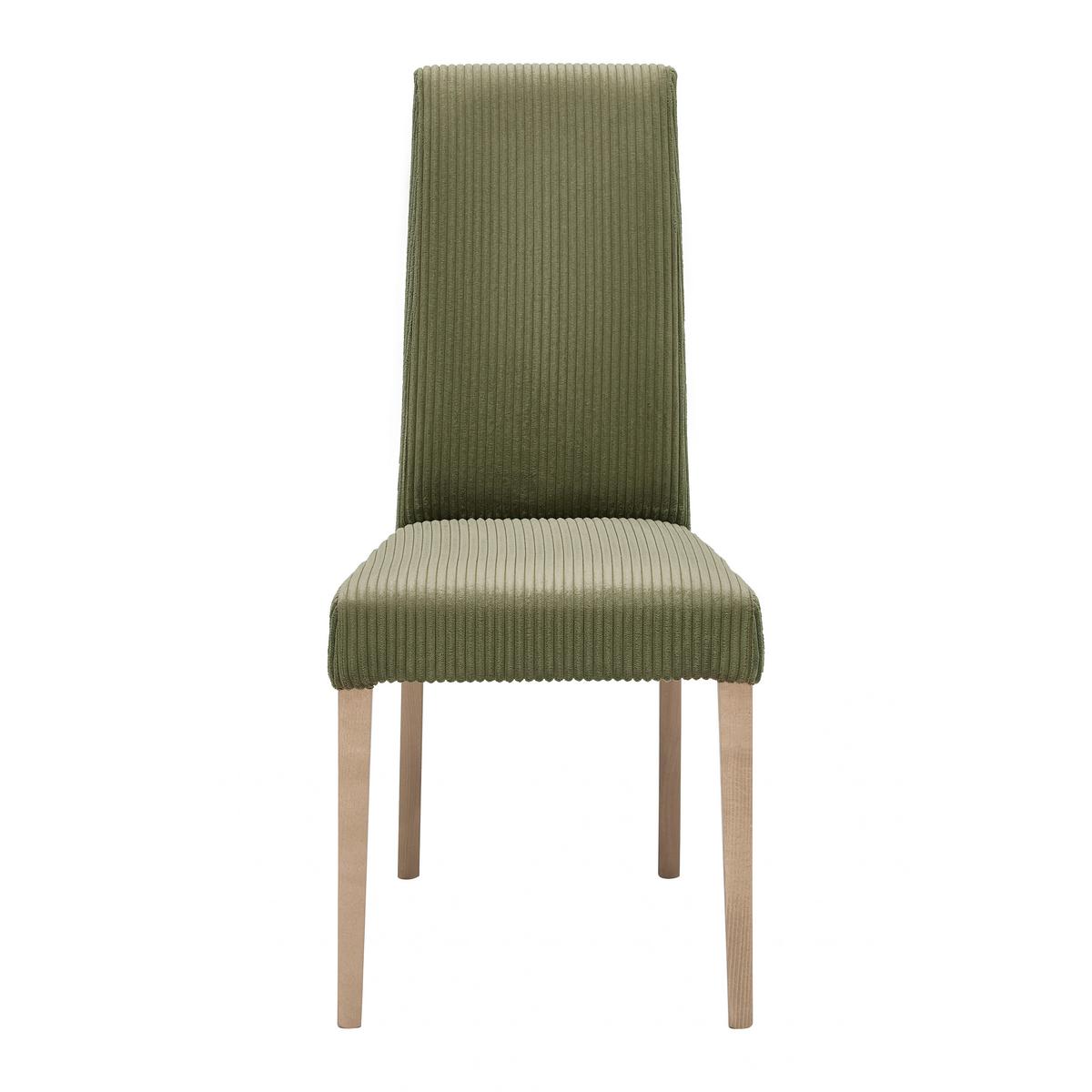 Stuhl Roko Grün - Eichefarben/Grün, Modern, Holz/Textil (46/101/62cm) - Mömax