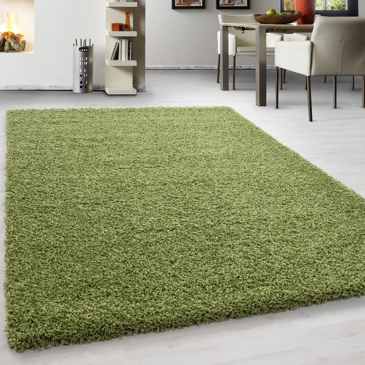 Hochflorteppich Life Green Grün ca. 160x230cm - Grün, KONVENTIONELL, Textil (160/230cm) - Novel