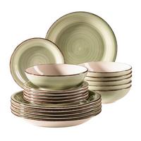 Tafelservice Tafelservice, 931876 - Olivgrün, Basics, Keramik - Mäser