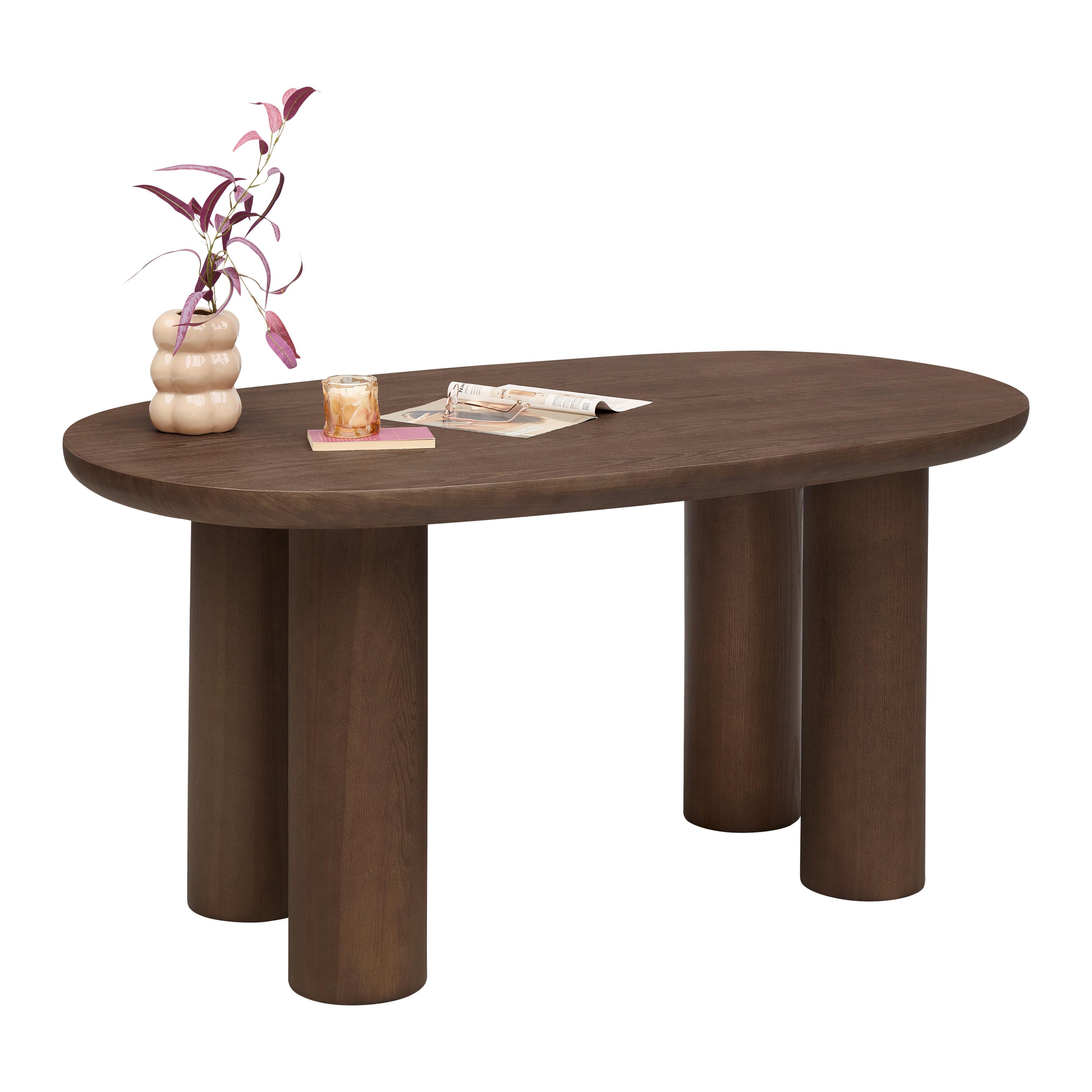 Esstisch Oskar Eichefarben - Eichefarben, LIFESTYLE, Holz/Holzwerkstoff (160/90/75cm) - Premium Living