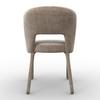 STUHL ANEA - Hellgrau/Pinienfarben, MODERN, Holz/Textil (52/79/55,5cm) - Bessagi Home