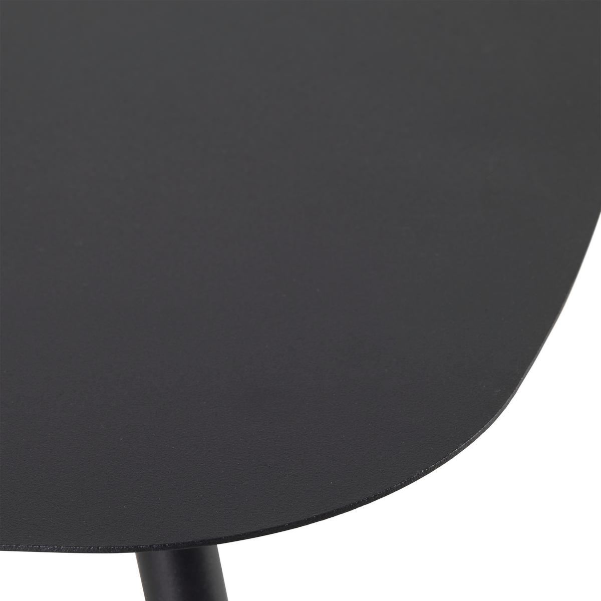 Dohányzóasztal Fine - fekete/sötétszürke, Modern, fém (56/35,5/57,5cm) - Mömax