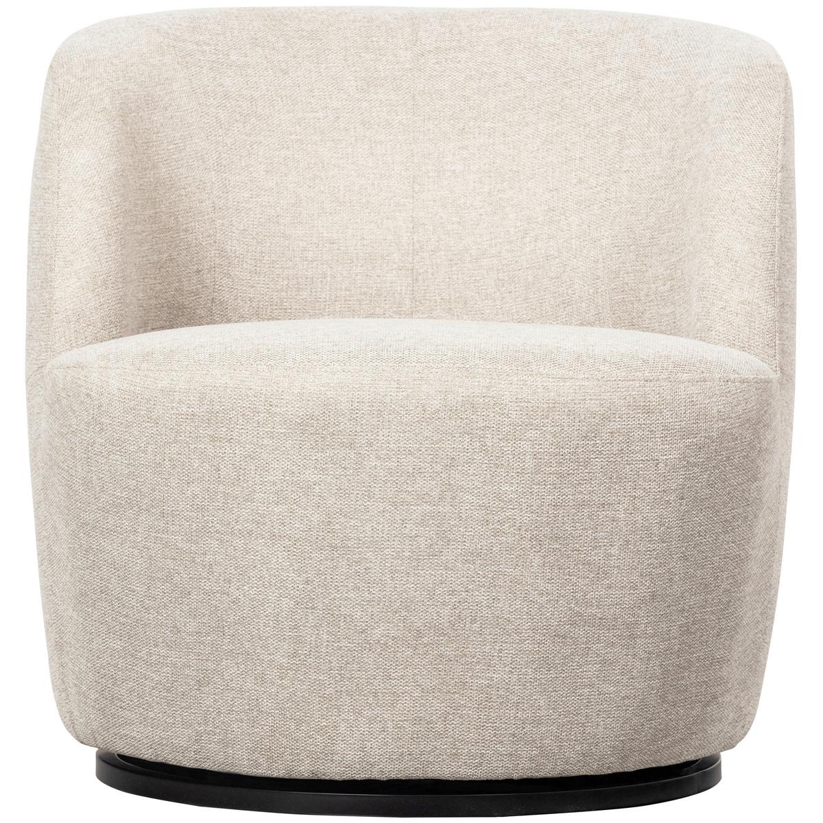 Cocktailsessel Serra Weiß - Schwarz/Weiß, Design, Kunststoff/Textil (70/68/77cm) - Livetastic