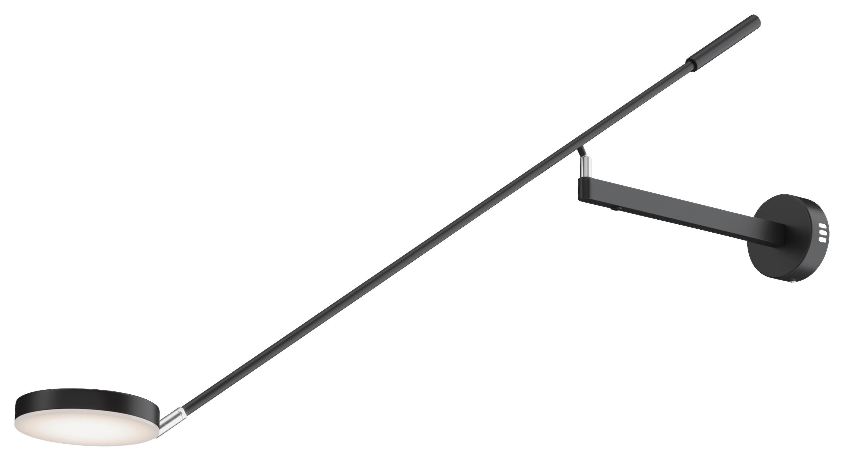 Wandleuchte Fad Schwarz max. 6 Watt - Schwarz, Basics, Kunststoff/Metall (12/11/100cm) - MAYTONI