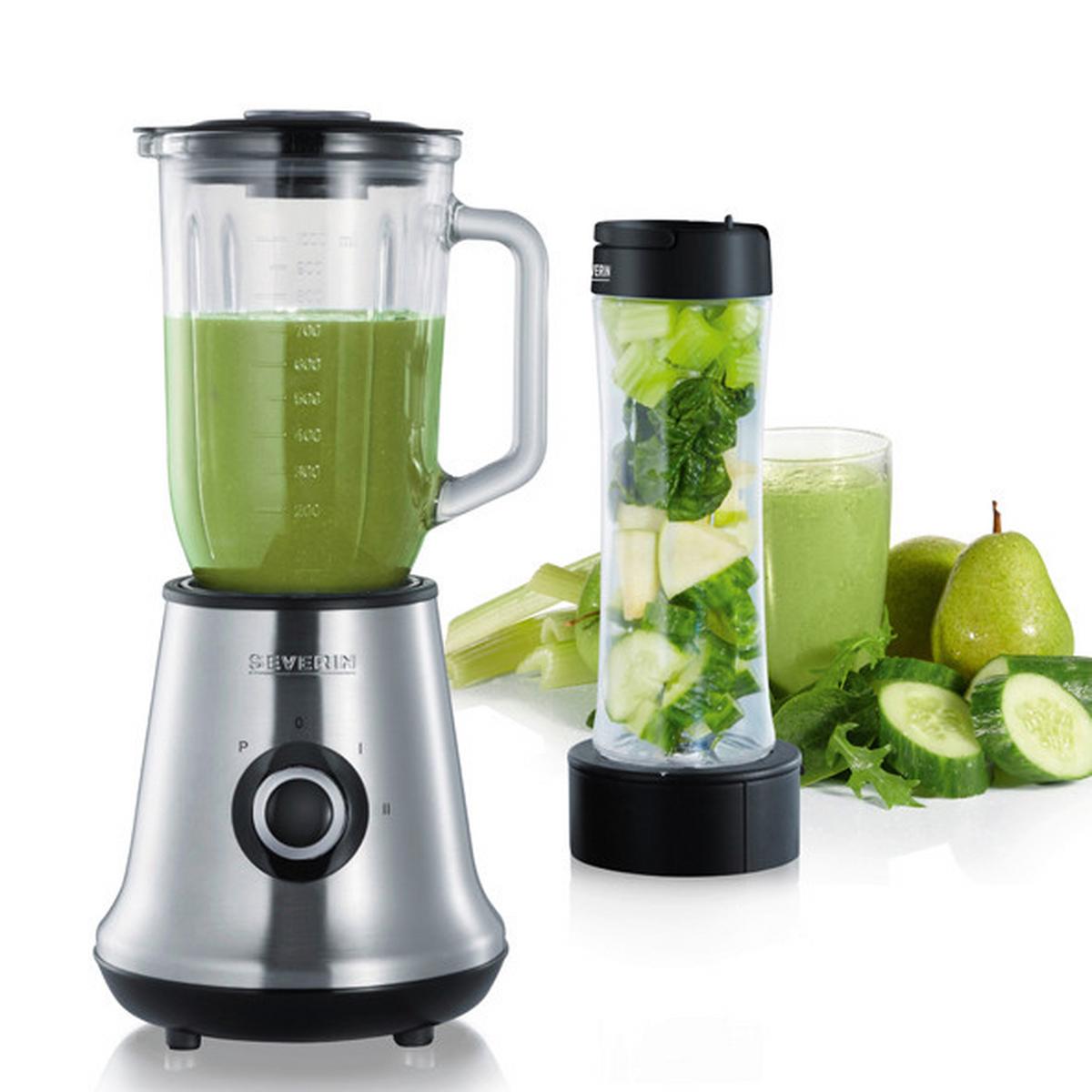 BLENDER KIELICHOWY SM3737 - Basics, tworzywo sztuczne/metal (16,5/16,5/37,5cm) - Severin