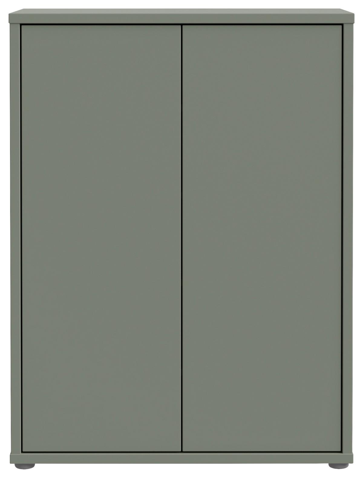 Omara Za Čevlje Alice, Žajbljevo Zelena - siva/žajbljevo zelena, Moderno, umetna masa/leseni material (74,5/99,1/34,9cm) - Xora