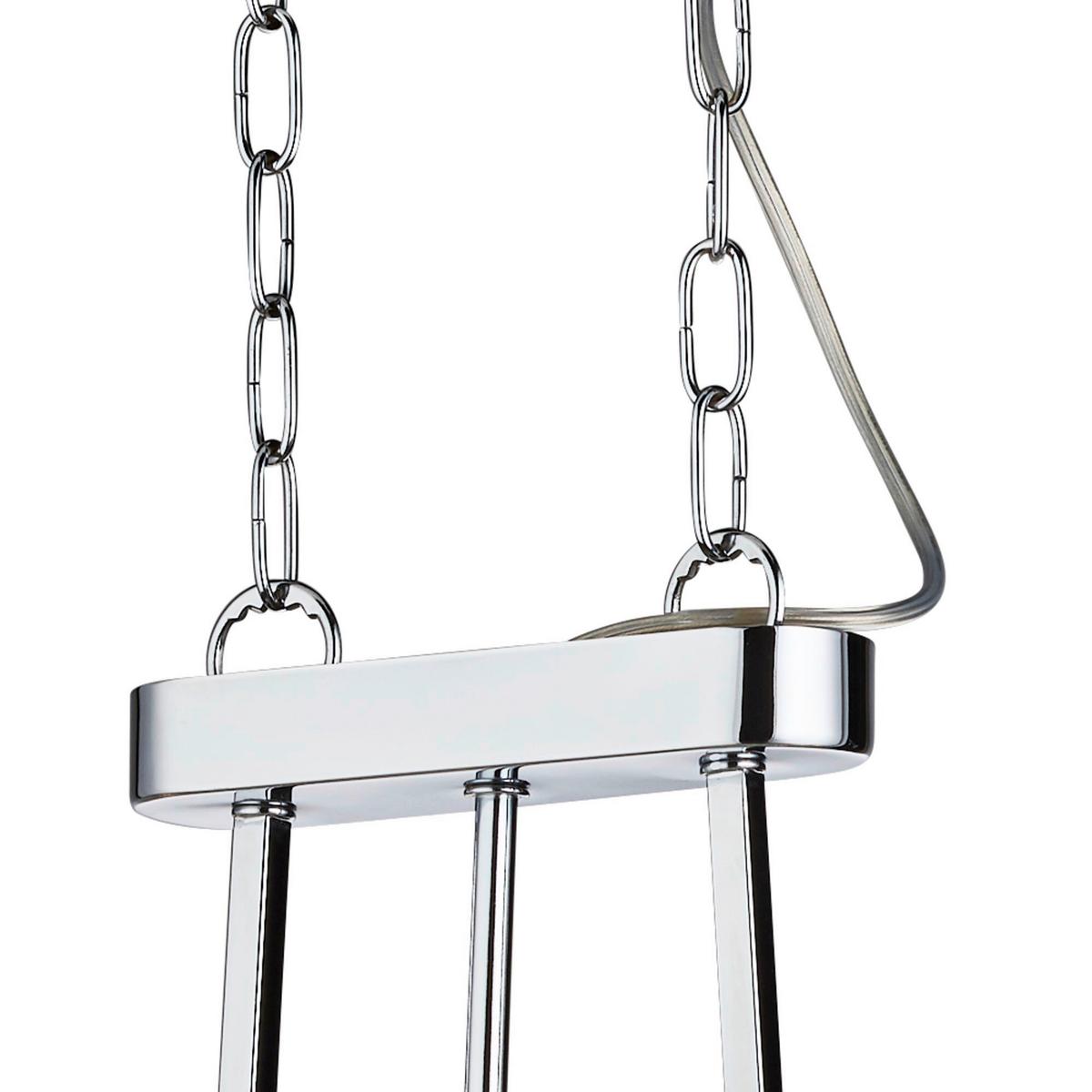 Kristály Függőlámpa Victoria 8095-5cc - krómszínű, Design, üveg/fém (78/150/30cm)