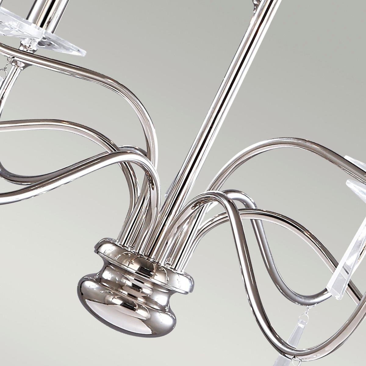 Luster Pol - boje nikla, Konvencionalno, staklo/metal (82/83cm) - Elstead Lighting