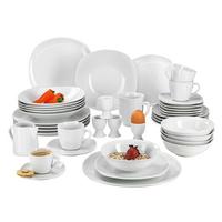 SERWIS OBIADOWO-ŚNIADANIOWY GRENLANDIA -BEST- - biały, Basics, ceramika - Boxxx