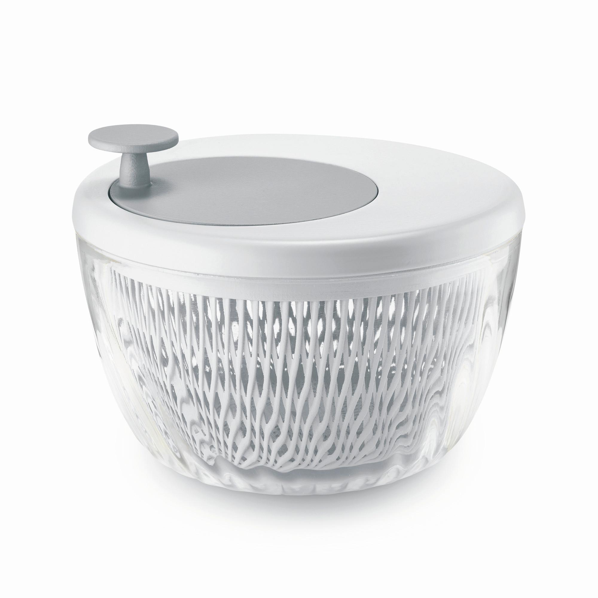 WIRÓWKA DO SAŁATY 17090011 - przezroczysty/szary, Basics, tworzywo sztuczne (26cm) - GUZZINI