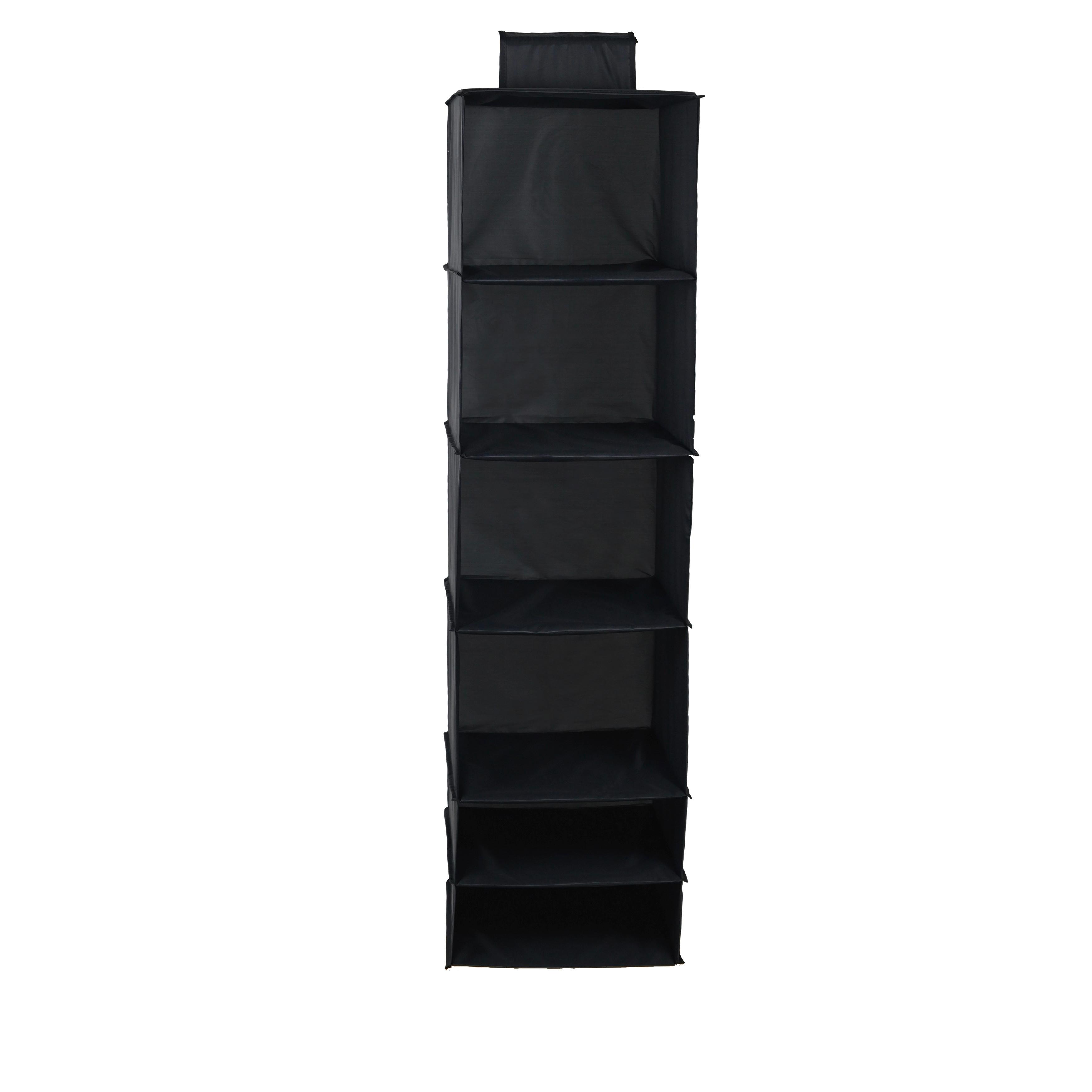 HÄNGANDE FÖRVARING UNIT -EXT- - grå, Klassisk, trämaterial/textil (34/45/125cm) - Mömax