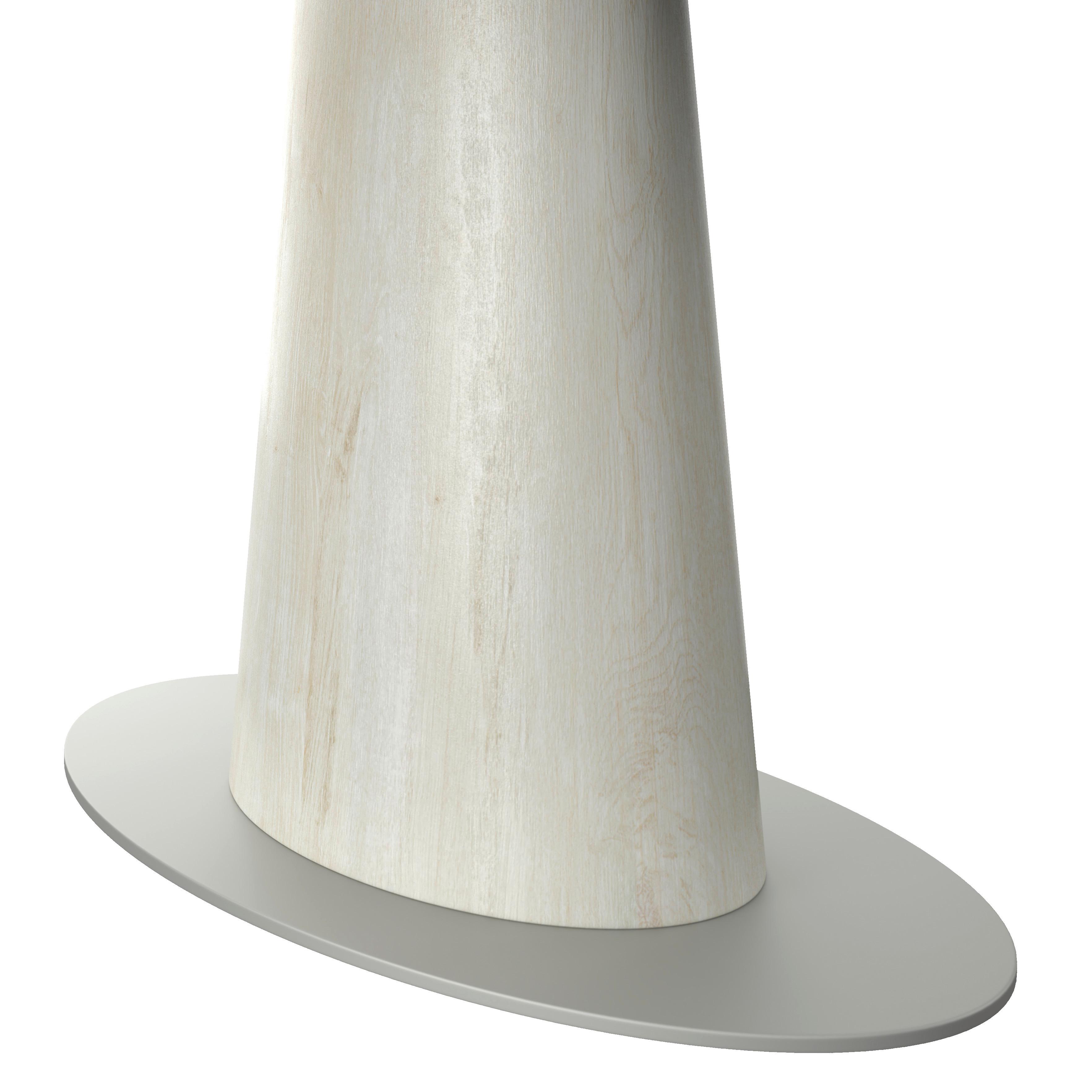 MATBORD THIAGO - cremefärgad, Modern, metall/trämaterial (160/76/90cm) - Bessagi Home