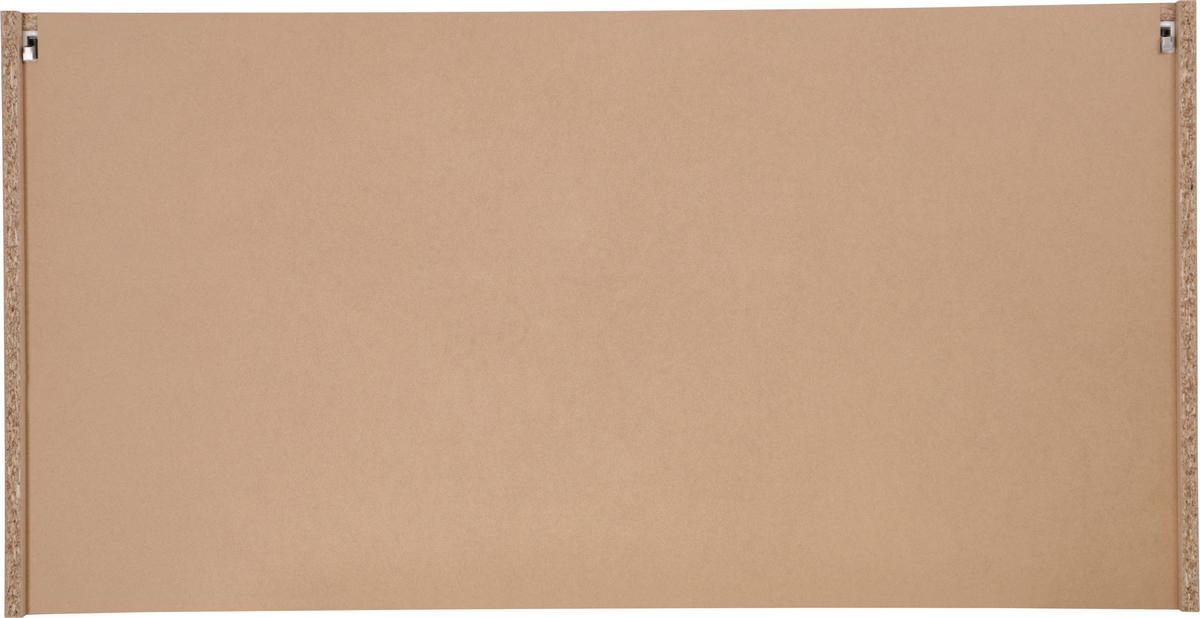 Kuhinjska Zgornja Omarica Merle, Barva Hrasta, Bela - srebrne barve/barve hrasta, Basics, kovina/steklo (110/56,1/34,6cm) - Respekta