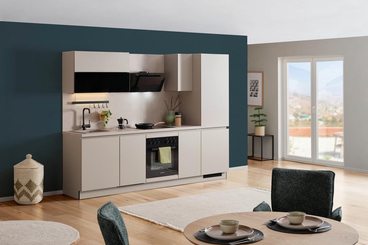 Kuhinsjki Blok Win - krem barve, Moderno, leseni material (270cm) - Express-Kuechen