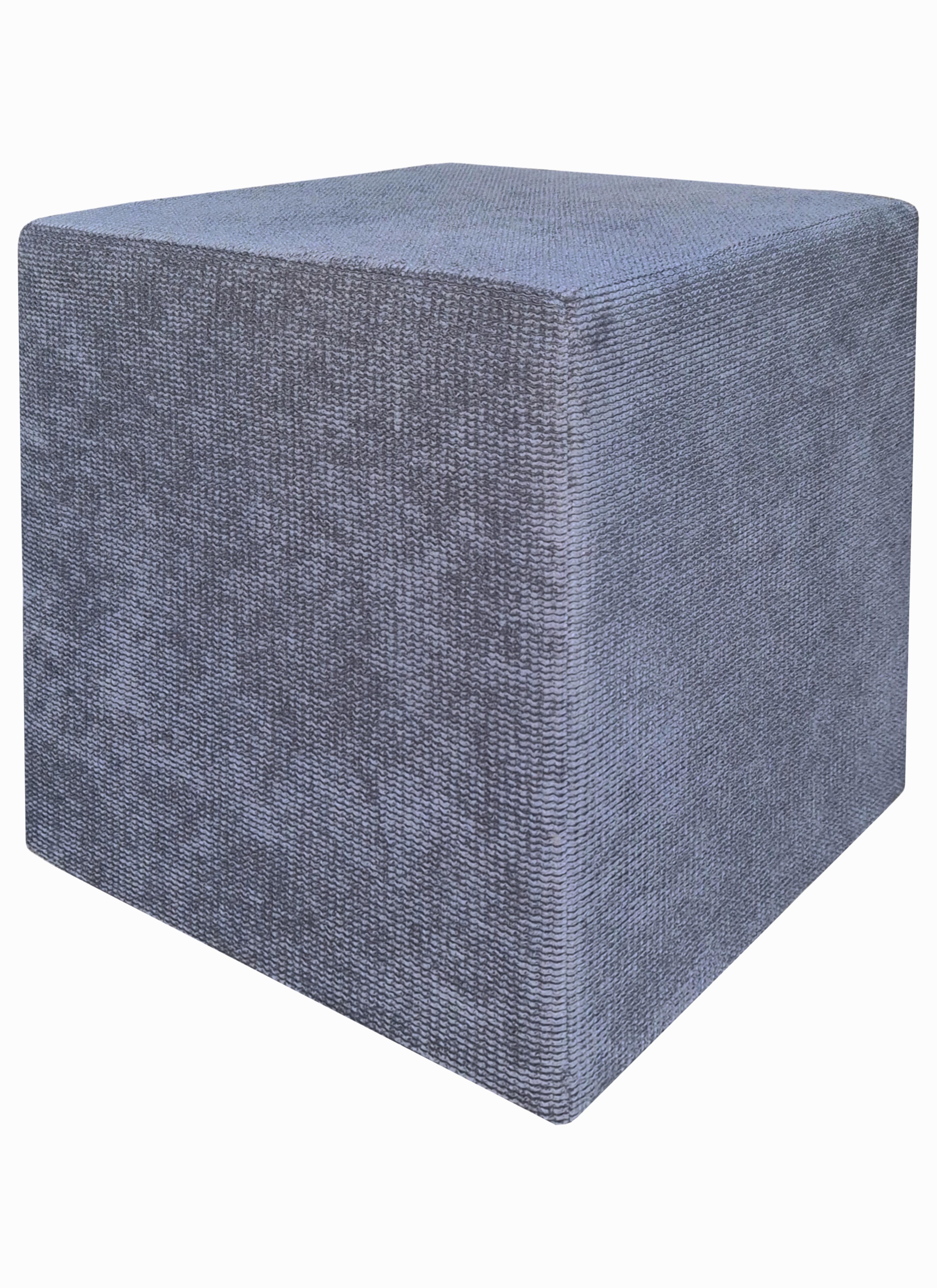 Tabure Kub - siva/crna, Moderno, drvni materijal/drvo (36/43/36cm) - Modern Living