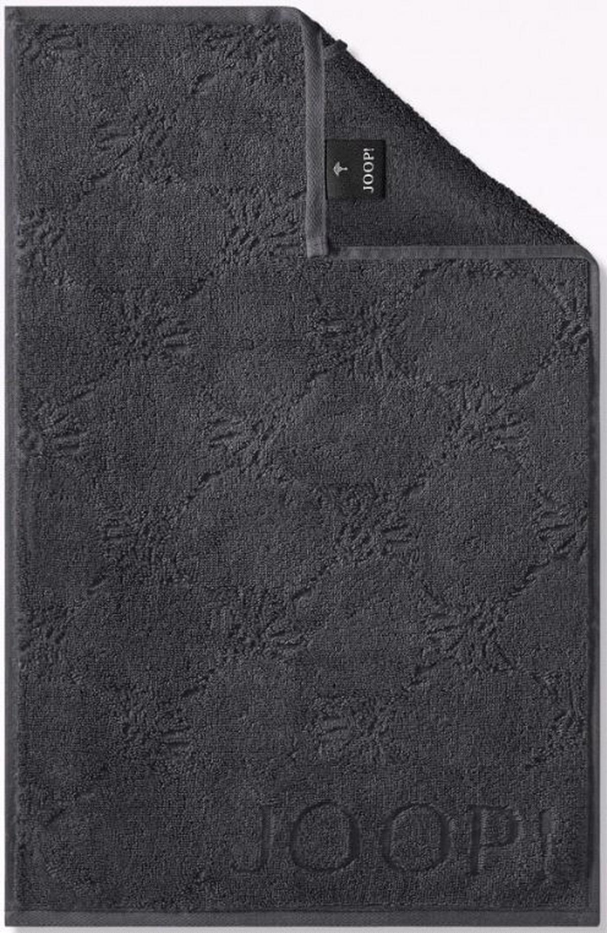 ZESTAW RĘCZNIKÓW FROTTE 1670 JOOP! UNI CORNFLOWER - antracytowy/szary, Basics, tkanina - Joop!