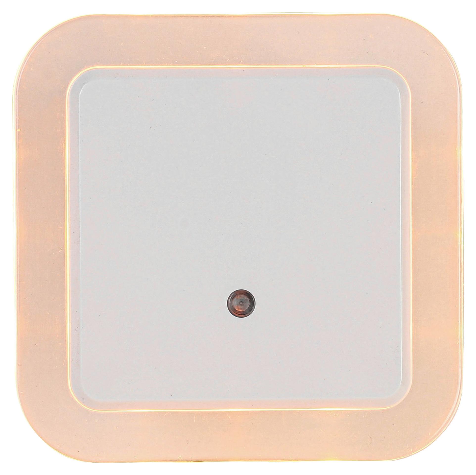 Nachtlicht Night Weiß max. 1,2 Watt - Transparent/Weiß, KONVENTIONELL, Kunststoff (8,5/7/8,5cm) - Mömax