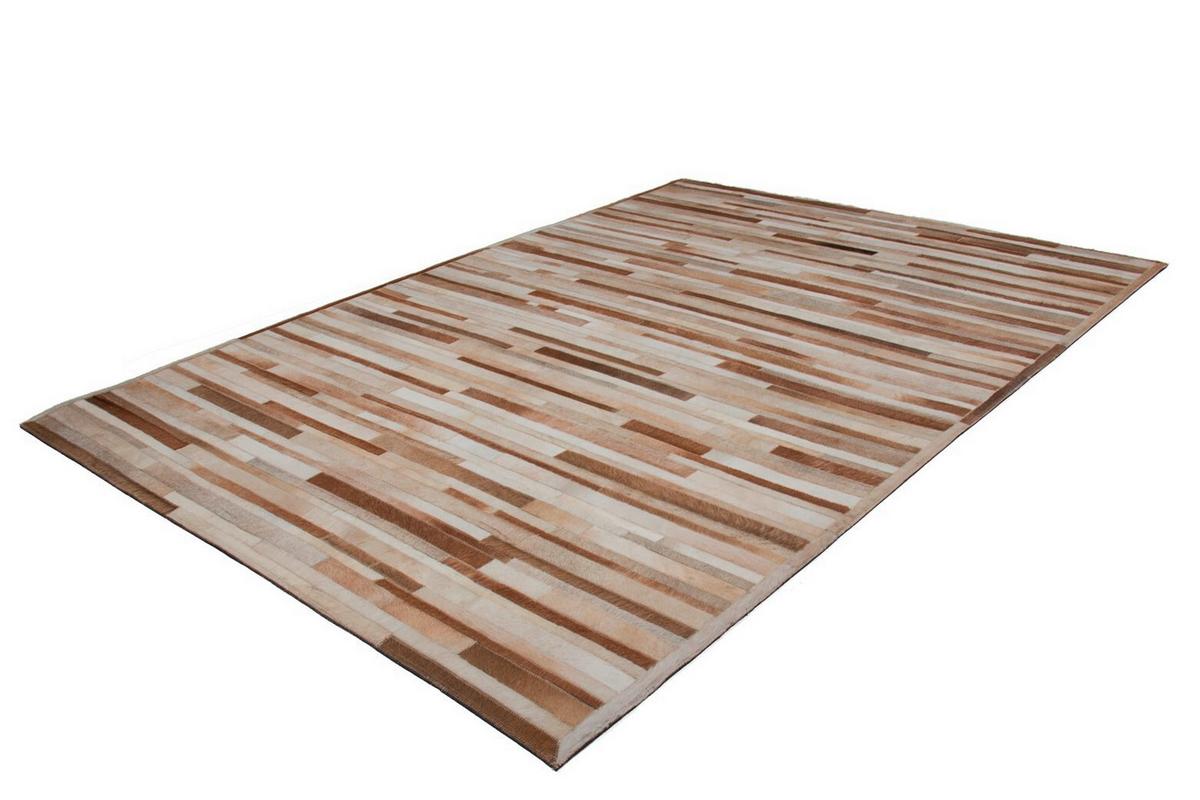 FLACHWEBETEPPICH LAVISH 110 CREME 80CM X 150CM - Creme, Design, Leder (80/150cm) - Kayoom