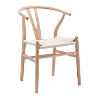 Stol Monica, Naravne Barve, Masivno - naravne barve, Moderno, les (56/76/52cm) - Bessagi Home