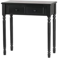 Schminktisch Romy Schwarz - Schwarz, Design, Holz (75/38/78cm) - Livetastic