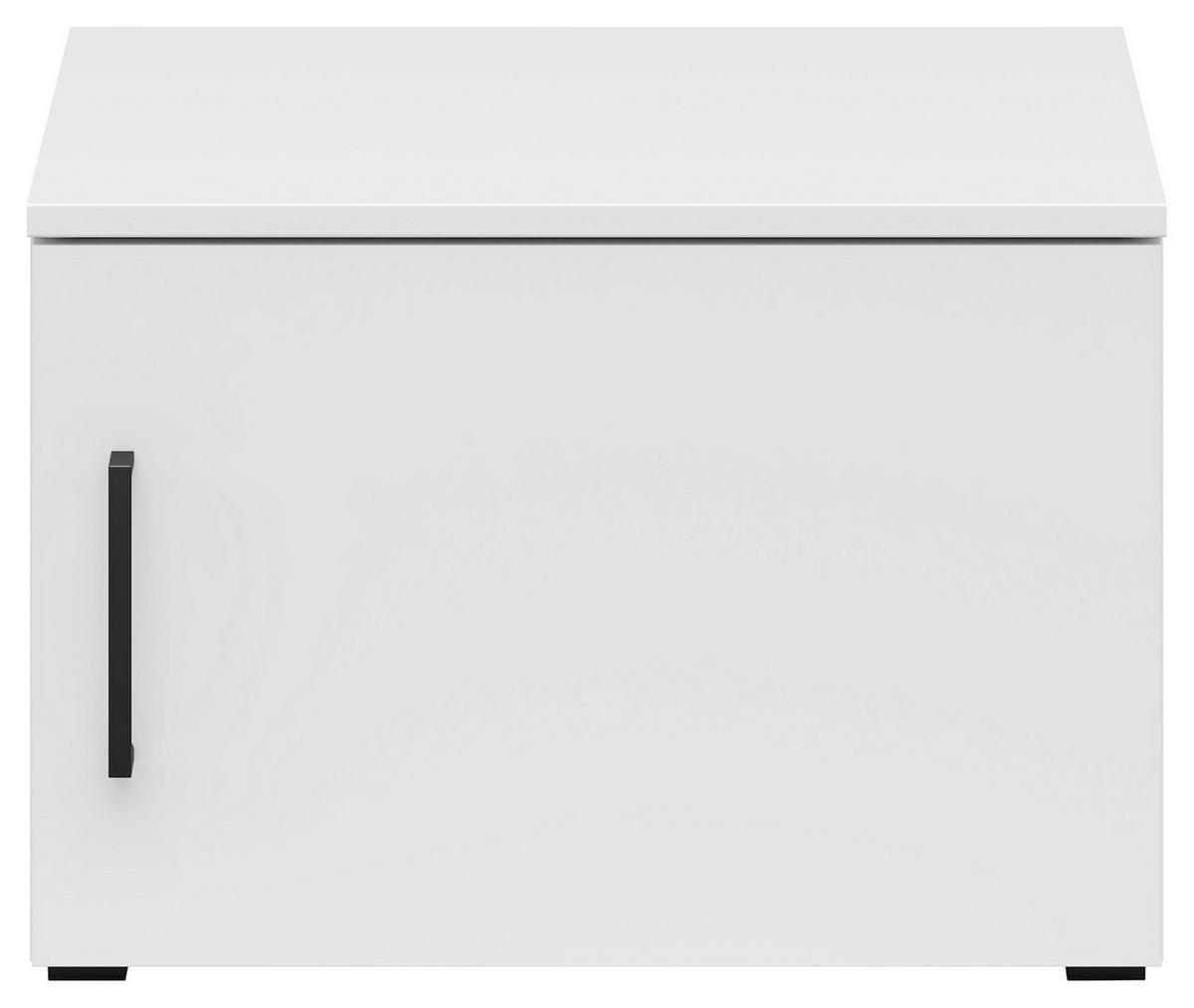 Nastavek Za Omaro Multistauraum - črna/bela, Moderno, umetna masa/leseni material (50/35/40cm) - Premium Living