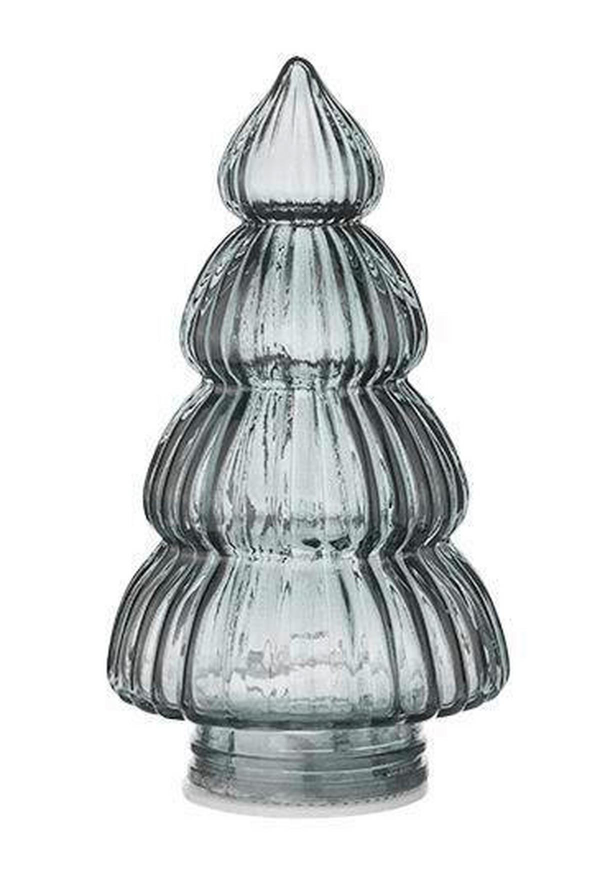 Dekobaum Leonie Blaugrau - Blaugrau, Glas/Kunststoff (9,8/18cm) - Mömax