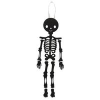 Dekohänger Rattle I Schwarz - Schwarz, Basics, Textil (17/59/0,5cm) - Mömax