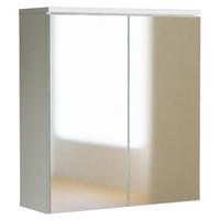 Spiegelschrank Nilari Weiß - Trend, Glas/Holzwerkstoff (54/61/20cm) - MID.YOU