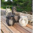 Laterna Caris - črna/bela, umetna masa (16/16cm) - Mömax modern living