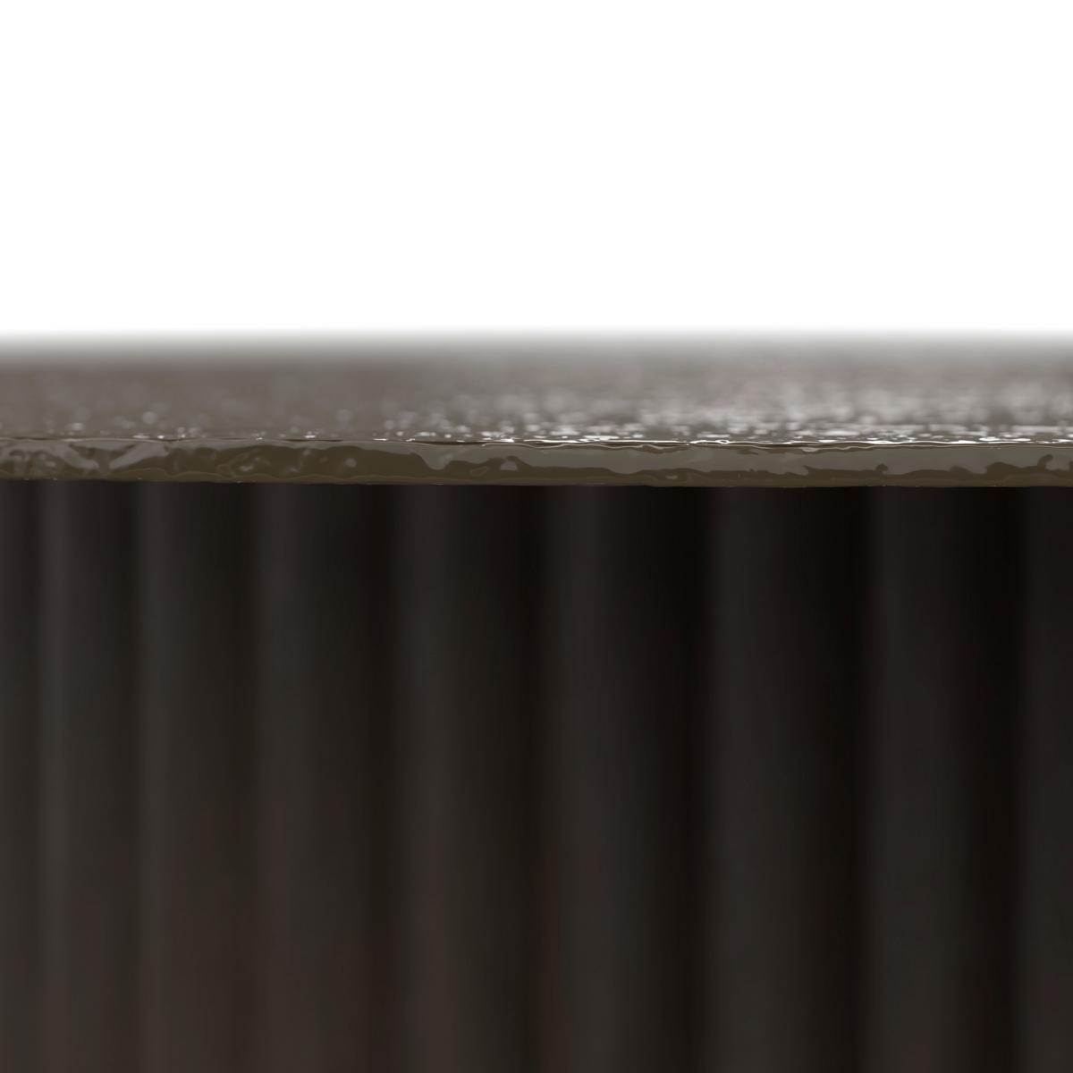 Couchtisch Zelia Braun/Walnussfarben MDF - Walnussfarben/Braun, MODERN, Glas/Holz (80/45/80cm) - Bessagi Home