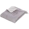 Kuscheldecke Waffel Grau 130x180cm - Grau, Textil (130/180cm) - Mömax modern living
