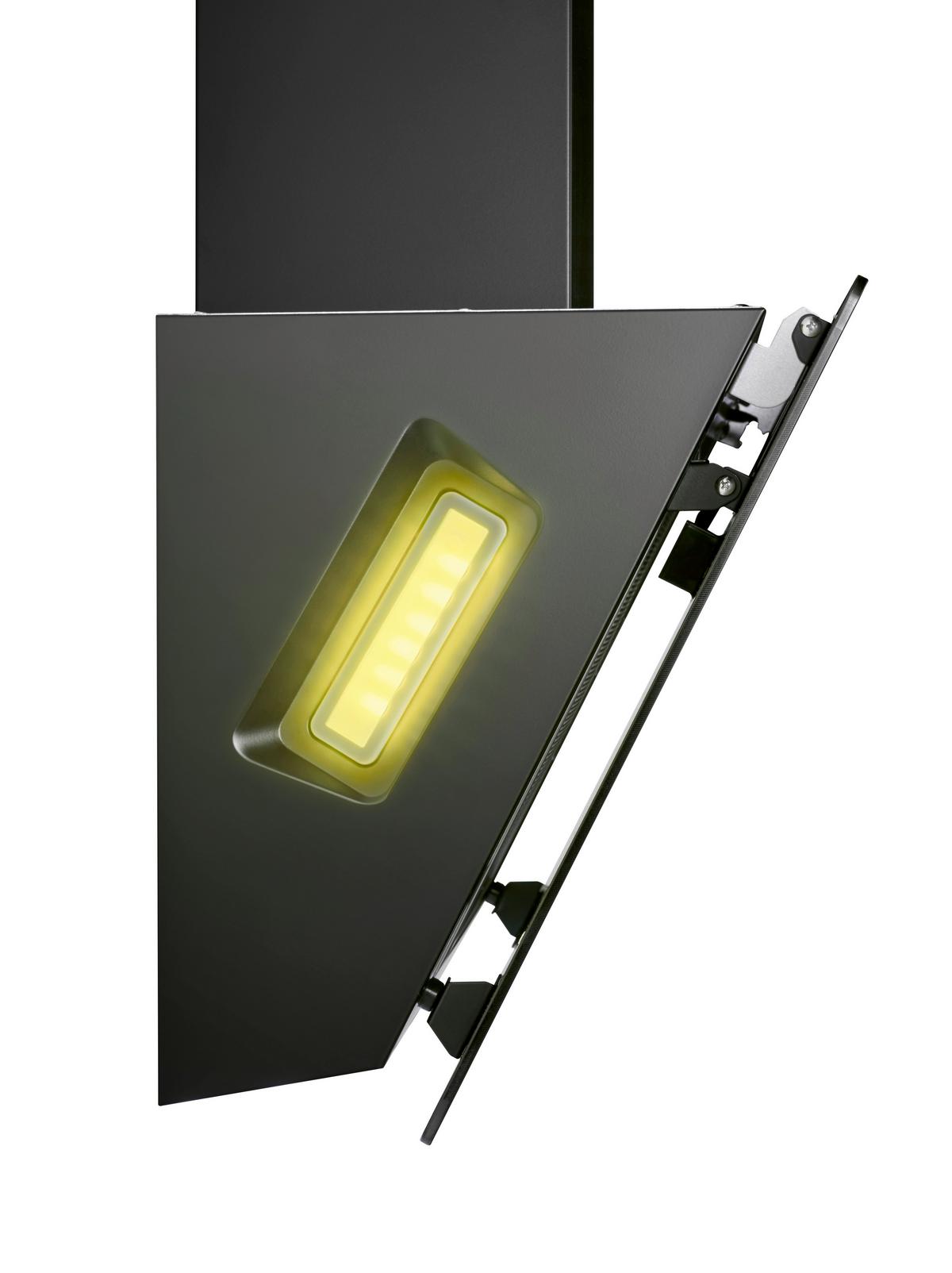 OKAP KUCHENNY DU 7611 G - czarny, Basics, metal/szkło (60/111,6/29,6cm) - Bomann