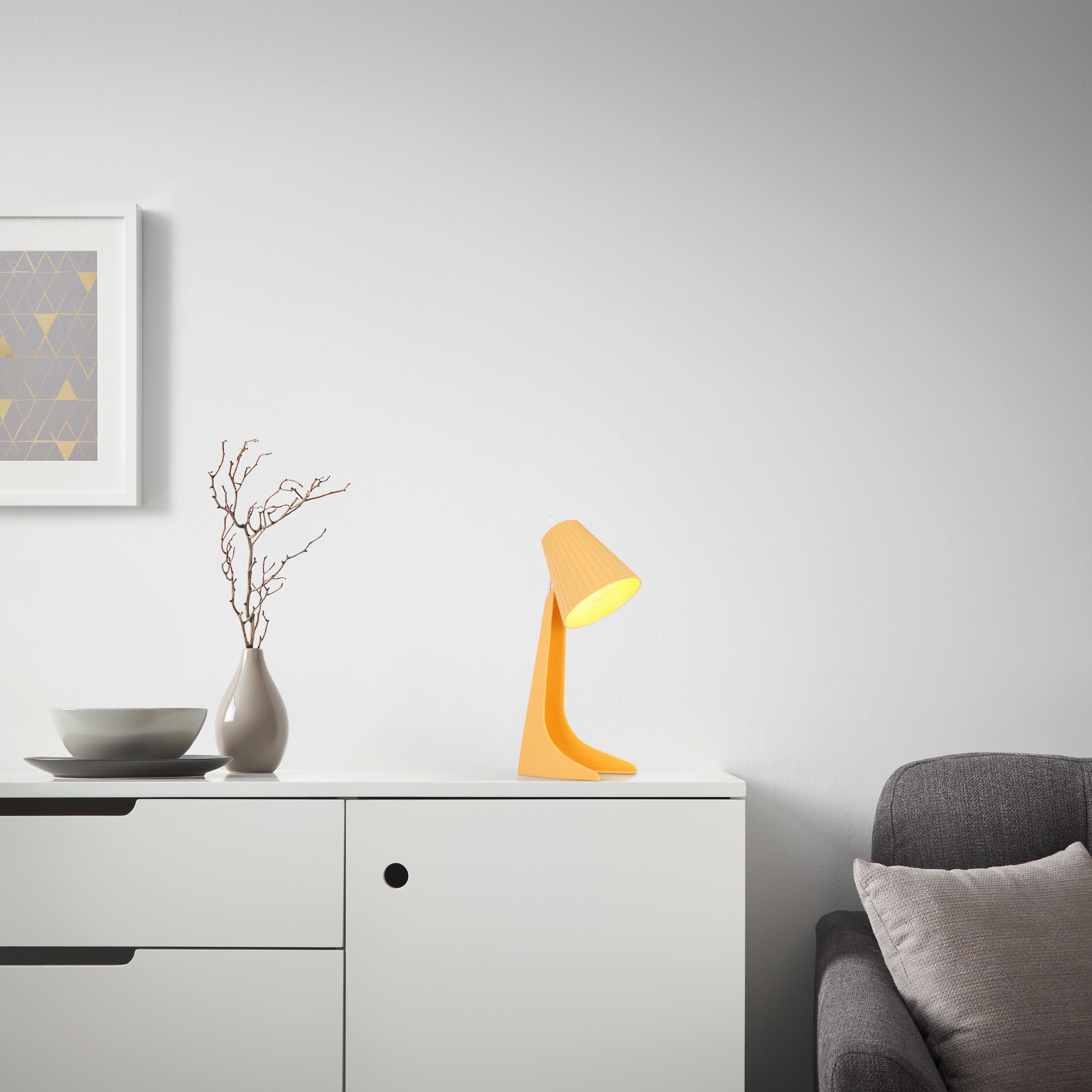 Veioză BUNTI - portocaliu, Romantik / Landhaus, plastic (15,6/34,3/18,9cm) - Modern Living