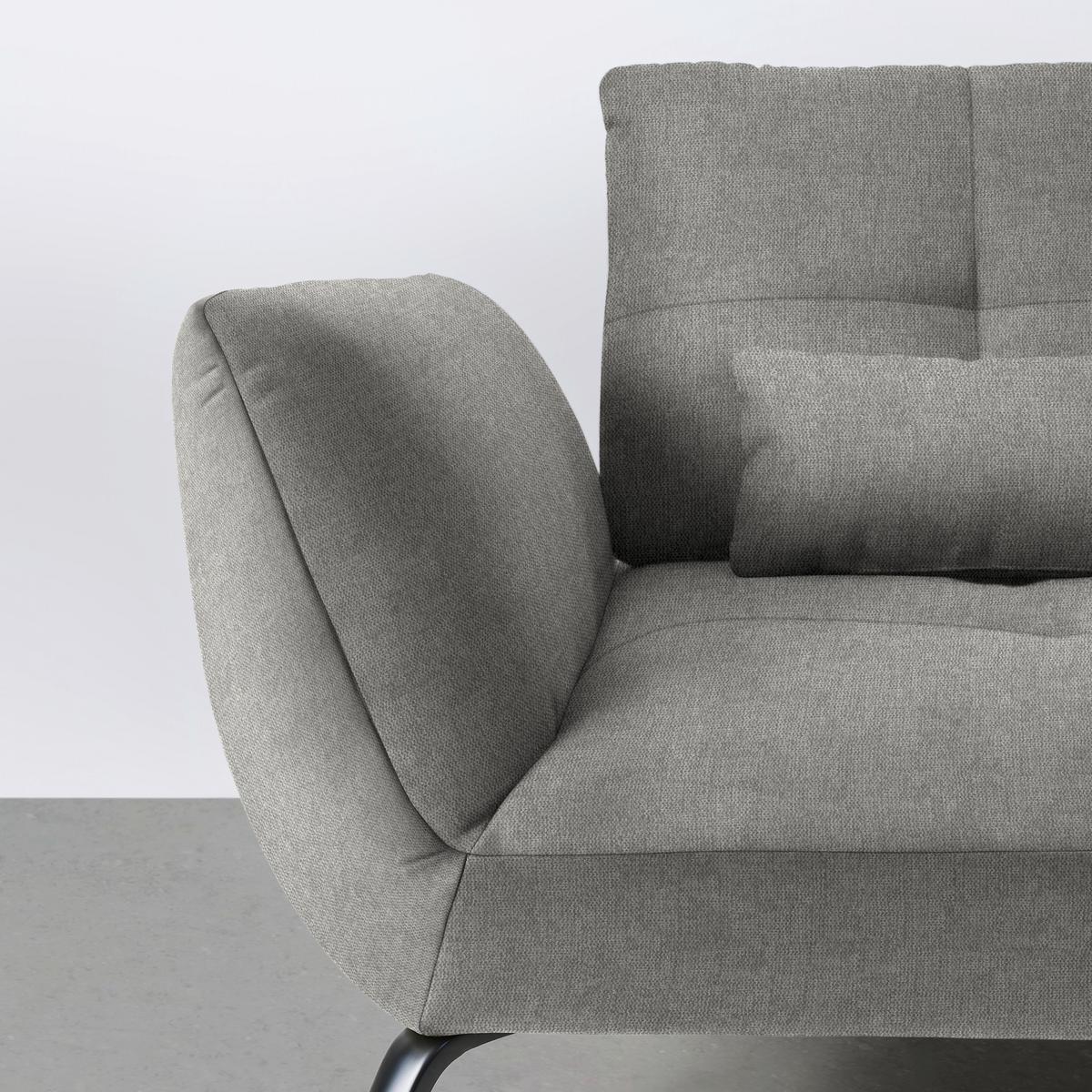 Wohnlandschaft Trendy Grau - Schwarz/Grau, MODERN, Holzwerkstoff/Textil (310/93/250cm) - Premium Living