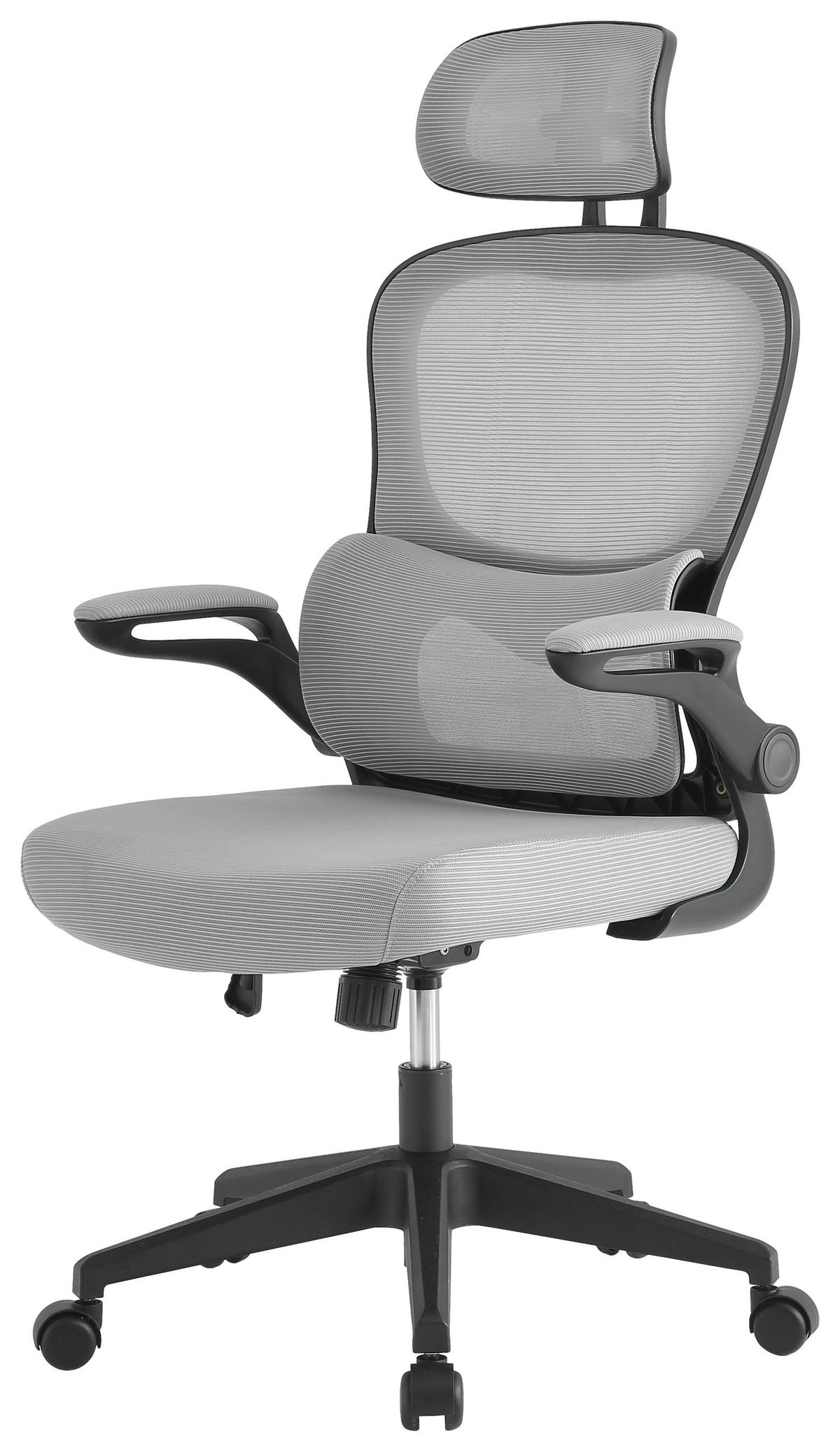 Uredska Stolica Galaxy - siva/crna, Moderno, drvo/metal (63/117-127/69cm) - Modern Living