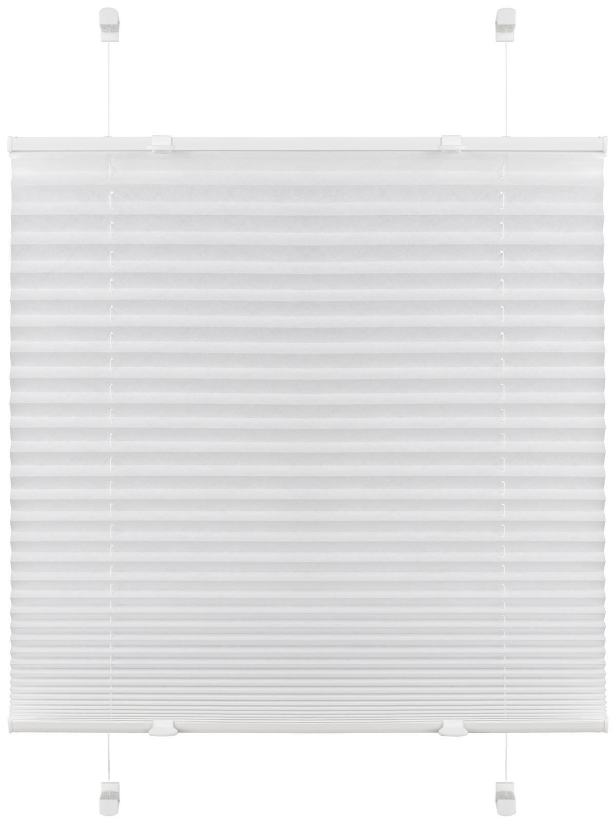 ROLETA PLISOWANA 67523-005 PLISSEE BASE - biały, Basics, tkanina (60/130cm) - Boxxx