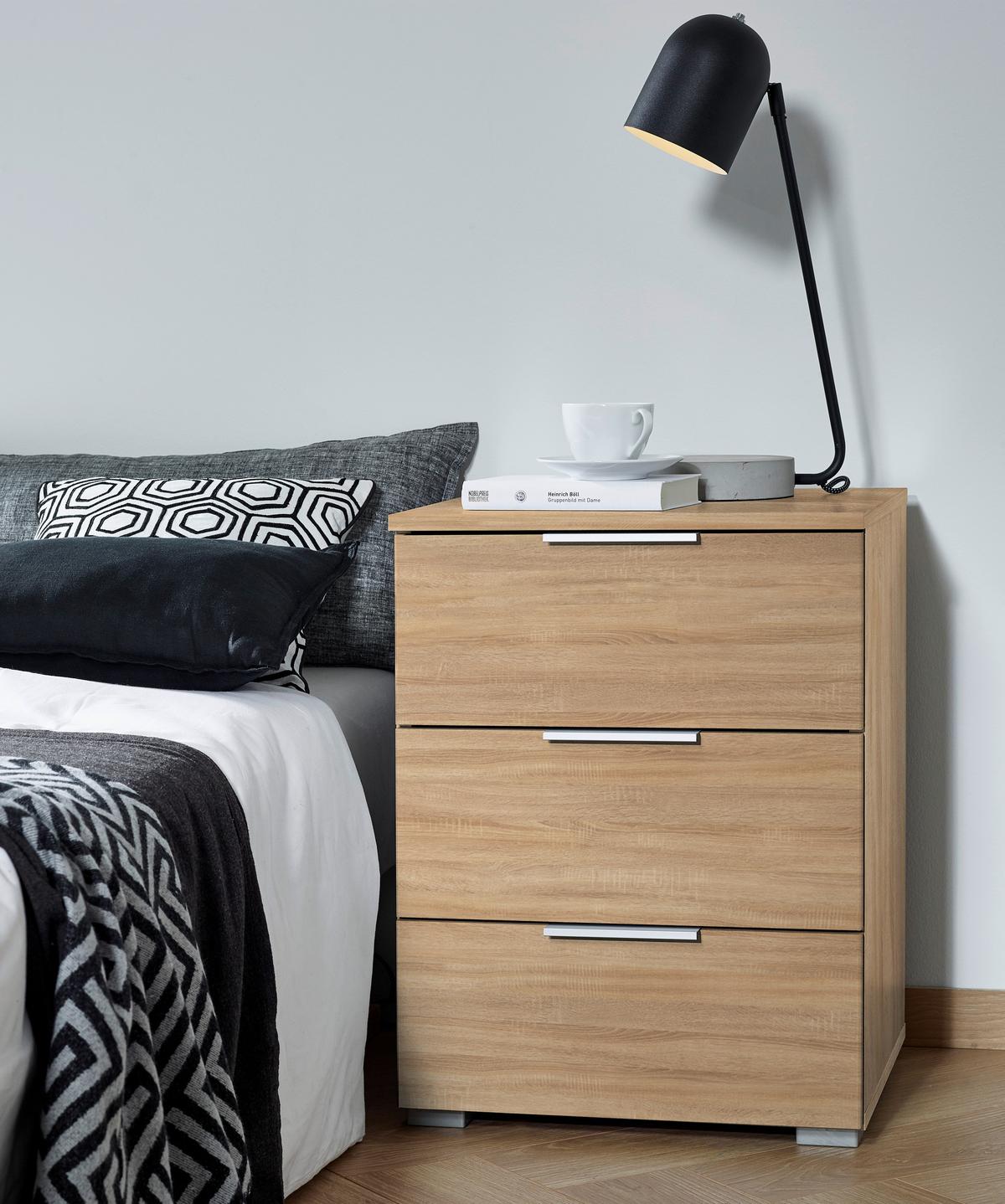 NOPTIERA ALABAMA - stejar Sonoma, Modern, material pe bază de lemn (47/62/42cm) - Modern Living