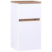 Donji Element Marbella - bijela, Moderno, drvni materijal (40/81/35cm) - Premium Living