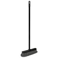 Besen Olaf in Grau/Grün - Schwarz/Grau, Konventionell, Kunststoff/Metall (32/9/127cm) - Mömax